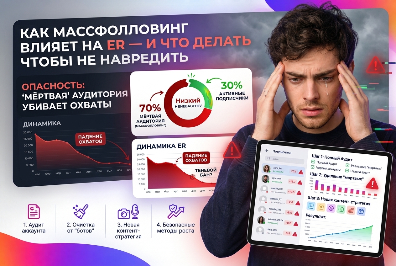 Как масcфолловинг влияет на ER и что делать чтобы не навредить